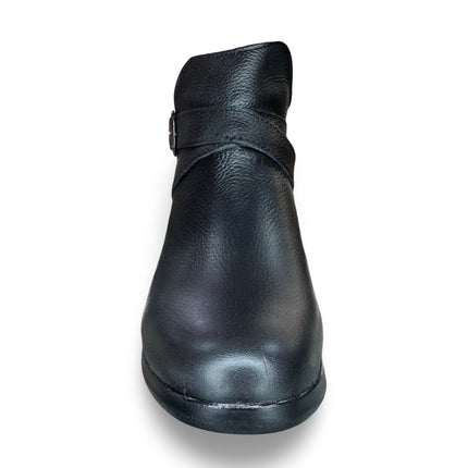 Botín piel negro dama en napa M4509