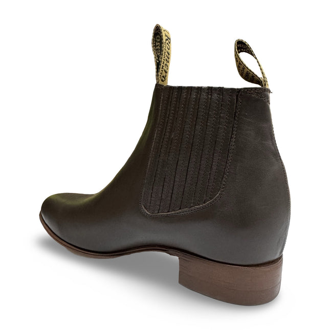 Botines Charros De Piel Con Suela de Vaqueta - Elegancia y Tradición - Moreno Romero - Diversos Tonos