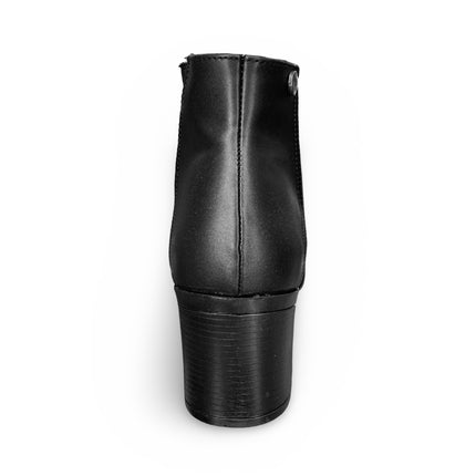 Botines de dama acabado nairobi negro con tacón de 6.5 cm M260