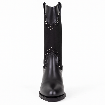 Bota Vaquera de Dama MAQUECH Modelo 580 en Color Negro – Elegancia en Cada Paso