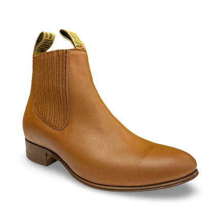 Botines Charros De Piel Con Suela de Vaqueta - Elegancia y Tradición - Moreno Romero - Diversos Tonos