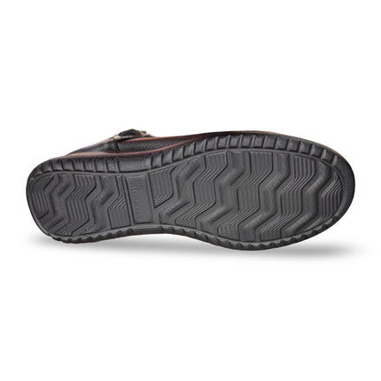 Botín piel negro dama en napa M4509