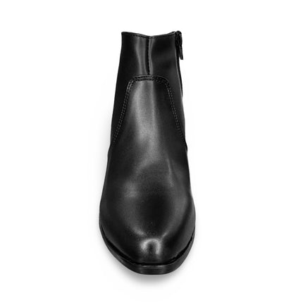 Botines de dama acabado nairobi negro con tacón de 6.5 cm M260