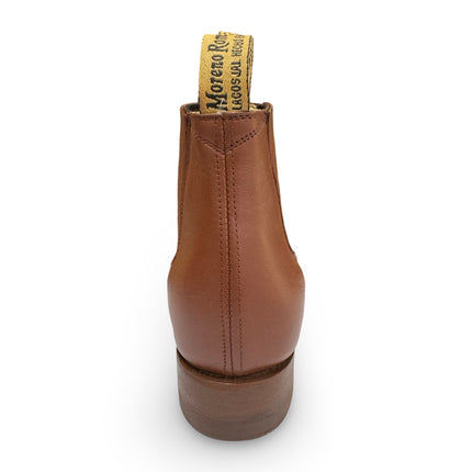 Botines Charros De Piel Con Suela de Vaqueta - Elegancia y Tradición - Moreno Romero - Diversos Tonos