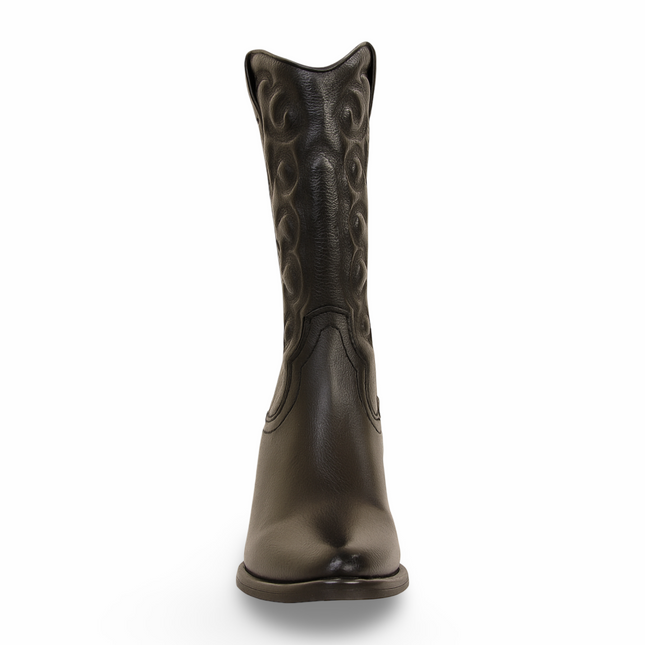 Bota Vaquera de Dama Suzy Love 6004 Negra – Elegancia y Estilo con Tacón Alto
