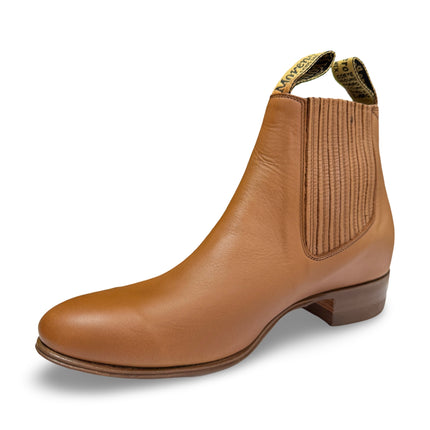 Botines Charros De Piel Con Suela de Vaqueta - Elegancia y Tradición - Moreno Romero - Diversos Tonos