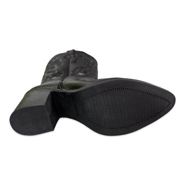 Bota Vaquera de Dama Suzy Love 6004 Negra – Elegancia y Estilo con Tacón Alto