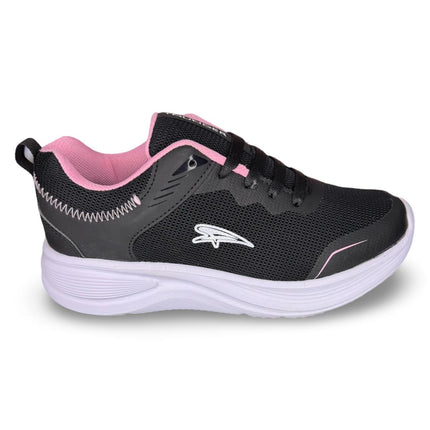 Tenis Dama Running Oscuro Con Rosado 1027