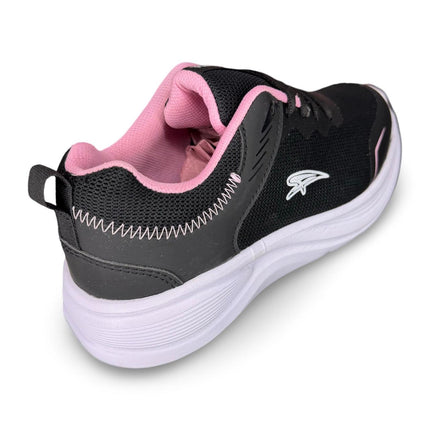 Tenis Dama Running Oscuro Con Rosado 1027