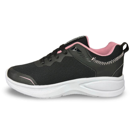 Tenis Dama Running Oscuro Con Rosado 1027