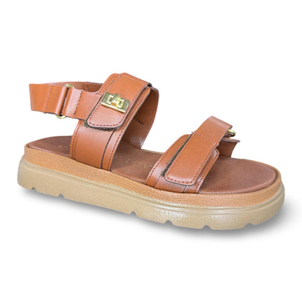 Huarache correas adaptables cognac M658S Suzy Love