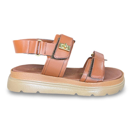Huarache correas adaptables cognac M658S Suzy Love