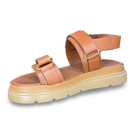 Huarache correas adaptables cognac M658S Suzy Love