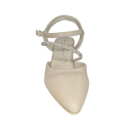 Zapatillas de Tacón Pico Maquillaje - Acabado Cabra - Tacón 3.5 cm - Modelo M386G