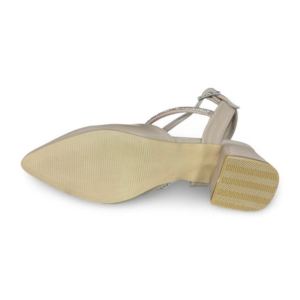 Zapatillas de Tacón Pico Maquillaje - Acabado Cabra - Tacón 3.5 cm - Modelo M386G