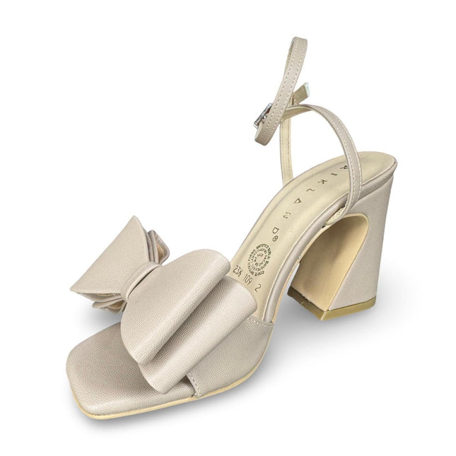Zapatillas de tacón bailey moño acabado cabra M109E