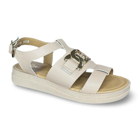Huaraches dama plataforma baja nairobi maquillaje acabado cabra M307