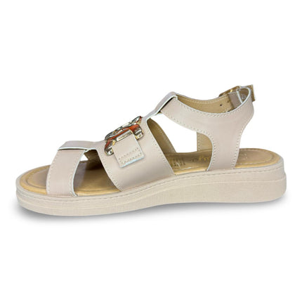 Huaraches dama plataforma baja nairobi maquillaje acabado cabra M307