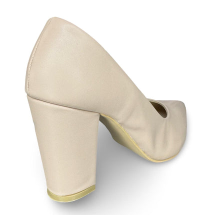 Zapatilla de tacón maquillaje acabado cabra MDiana06