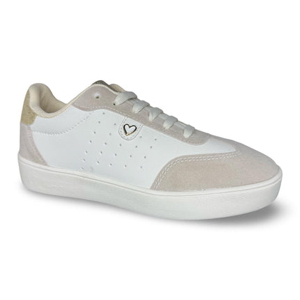 Tenis latte oro pin corazón dama zizu´s M4440