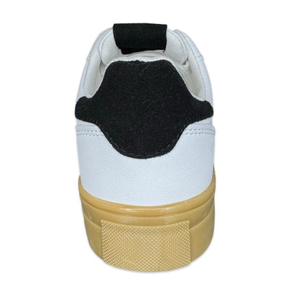 Tenis linea negras color blanco negro gris zizu´s M4389