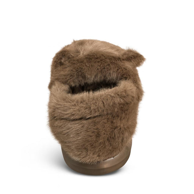 Pantuflas de Capibara Peluche para Mujer – Suela Antideslizante, Cómodas, Calientitas y Suave