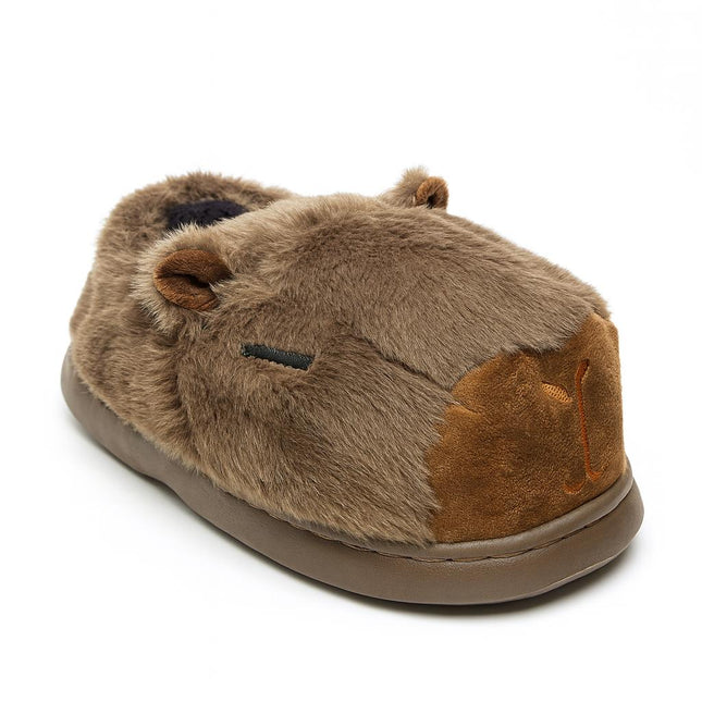 Pantuflas Capibara Peluche para Niños y Niñas Calientitas – Suela Antideslizante, Ultra Suaves y Cómodas